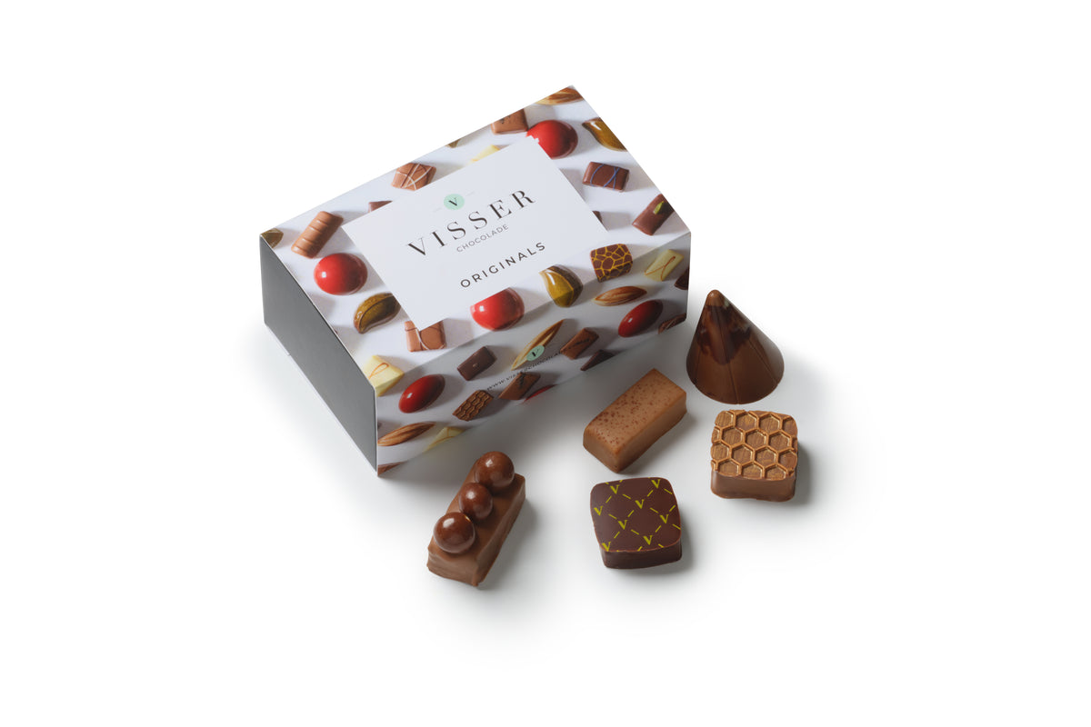 Kleine Visser Originals bonbondoos met 25 zelfgekozen bonbons