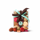 Herfst doosje van 150 gram met chocolade eikels, herfstbladeren en dennenappels van Visser Chocolade