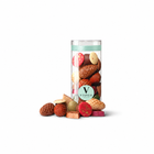 Herfst koker van 250 gram met chocolade eikels, herfstbladeren en dennenappels van Visser Chocolade
